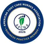 American Foot Care Nurses Association business practice member badge, 2026